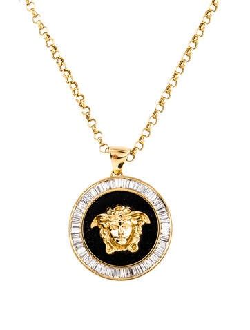 versace kette diamanten|farfetch versace pendants.